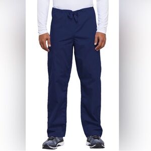 Cherokee Workwear Navy Blue Unisex Cargo Scrub Pants